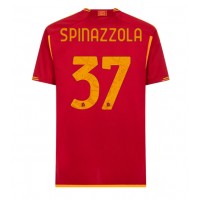 AS Roma Leonardo Spinazzola #37 Hjemmedrakt 2023-24 Kortermet